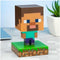 Minecraft - Steve Nachtlamp - 3D Lamp - 11cm