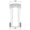 Mini Container - 120 liter Grijs - Kliko Afval Container 120liter - Afvalbak 120l