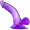 Mini dildo 10 cm met zuignap Naturally Yours - - Blauw