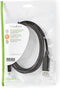 Mini DisplayPort-Kabel - DisplayPort 1.4 - Mini-DisplayPort Male - DisplayPort Male - 48 Gbps - Vernikkeld - 2.00 m - Rond - PVC - Zwart - Polybag
