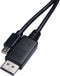 Mini DisplayPort to DisplayPort Cable V7 V7MDP2DP-01M-BLK-1E Black