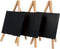 Mini ezel tafelkrijtbord - set van 1 - blank incl. krijtstift