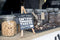 Mini ezel tafelkrijtbord - set van 1 - blank incl. krijtstift