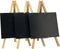 Mini ezel tafelkrijtbord - set van 3 - blank