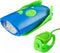 Mini Hornit Fietslicht met Geluidseffecten - Groen/Blauw
