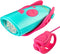 Mini Hornit Fietslicht met Geluidseffecten - Roze/Turqoise