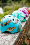 Mini Hornit Lids Fietshelm voor Kinderen met LED achterlicht - Lazy Llama (S)