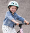 Mini Hornit Lids Fietshelm voor Kinderen - met LED achterlicht - Lazy Llama (M)