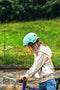 Mini Hornit Lids Fietshelm voor Kinderen - met LED achterlicht - Lazy Llama (M)