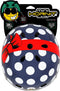 Mini Hornit Lids Fietshelm voor Kinderen met LED achterlicht - Polka Dot (M)