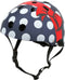Mini Hornit Lids Fietshelm voor Kinderen met LED achterlicht - Polka Dot (M)