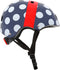 Mini Hornit Lids Fietshelm voor Kinderen met LED achterlicht - Polka Dot (M)