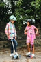 Mini Hornit Lids Fietshelm voor Kinderen met LED achterlicht - Stealth (M)