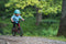 Mini Hornit Lids Fietshelm voor Kinderen met LED achterlicht - Dinosaurus (M)