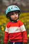 Mini Hornit Lids Fietshelm voor Kinderen met LED achterlicht - Dinosaurus (M)