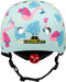 Mini Hornit Lids Fietshelm voor Kinderen met LED achterlicht - Flamingo (S)