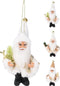 Mini kerstman hangdeco 13 cm kerstversiering I