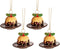 Mini kerstpudding kerstbal (set4) - Sass & Belle