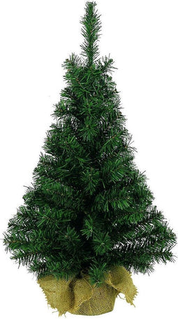 Mini kunstkerstboom - Jute zak - 90cm