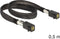 Mini-SAS HD SFF-8643 naar Mini-SAS HD SFF-8643 data kabel / zwart - 0,50 meter