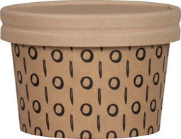 Mini soepbeker + deksel 4oz/150ml FSC | 25 stuks