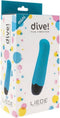 Mini-vibrator Dive van Liebe - Oceaan Blauw