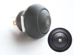 MINIATUUR DRUKSCHAKELAAR MET WITTE LED SPST OFF-(ON) (R1396W)