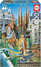 Miniatuur Legpuzzel - 1000 kleine stukjes - Collage, Gaudi - Educa puzzel