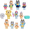 Miniatuurbeeldjes - MOOSE TOYS - De familie op het strand (4 beeldjes) - Bluey