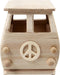 Minibus, afm 17x10x13 cm, 1 stuk, grenen, Keizerin boom