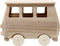 Minibus, afm 17x10x13 cm, 1 stuk, grenen, Keizerin boom