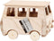 Minibus, afm 17x10x13 cm, 1 stuk, grenen, Keizerin boom