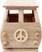 Minibus, afm 17x10x13 cm, 1 stuk, grenen, Keizerin boom