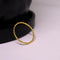 Minimalistische Ring - Smalle Ring - voor Ringenset - Touw gedraaid - 1.2MM - Zilver 925 Gold-plated (15.75mm / maat 49)