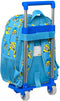 Minions 'Minionstatic' Schoolrugzak, Trolley - Blauw, Geel (26 x 34 x 11 cm)