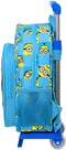 Minions 'Minionstatic' Schoolrugzak, Trolley - Blauw, Geel (26 x 34 x 11 cm)