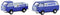 Minis by Lemke LC4345 N Auto Volkswagen Set van 2 stuks T3 'Varta'