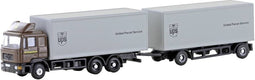 Minis by Lemke LC4602 N Vrachtwagen MAN F90, 3-assige koffer-hangertrein UPS