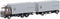 Minis by Lemke LC4602 N Vrachtwagen MAN F90, 3-assige koffer-hangertrein UPS