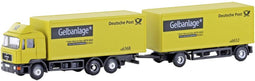 Minis by Lemke LC4603 N Vrachtwagen MAN F90 3-assige kofferhangertrein Deutsche post