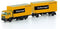 Minis by Lemke LC4603 N Vrachtwagen MAN F90 3-assige kofferhangertrein Deutsche post