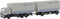 Minis by Lemke LC4634 N Vrachtwagen MAN F90 3-assige wissellaadbak-hangertrein DB goederenvervoer over de weg