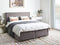 MINISTER - Boxspringbed - Taupe - 160 x 200 cm - Polyester