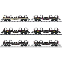 MiniTrix 15080 N set goederenwagens coil-transport van de AAE Sgmmns 190