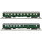 MiniTrix 18251 N set van 2 personenrijtuigen van de CD