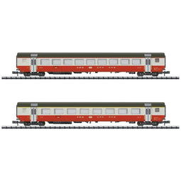 MiniTrix 18721 N set van 2 personenrijtuigen Swiss Express van de SBB Set 2