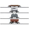 MiniTrix 18722 N set van 4 goederenwagons van de DB, MHI
