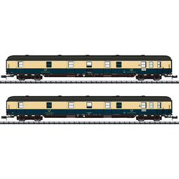 MiniTrix T18201 N set van 2 postwagons Deutsche Bundespost