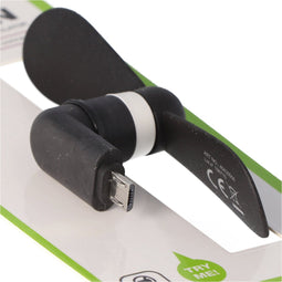 Miniventilator voor smartphones met micro-USB-aansluiting, micro-USB-aansluiting, ventilator voor smartphone, gesorteerd op kleur