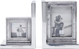 Riviera Maison Making Memories Book Stand - Aluminium - Zilver - 16.5x10.0x22.0 cm